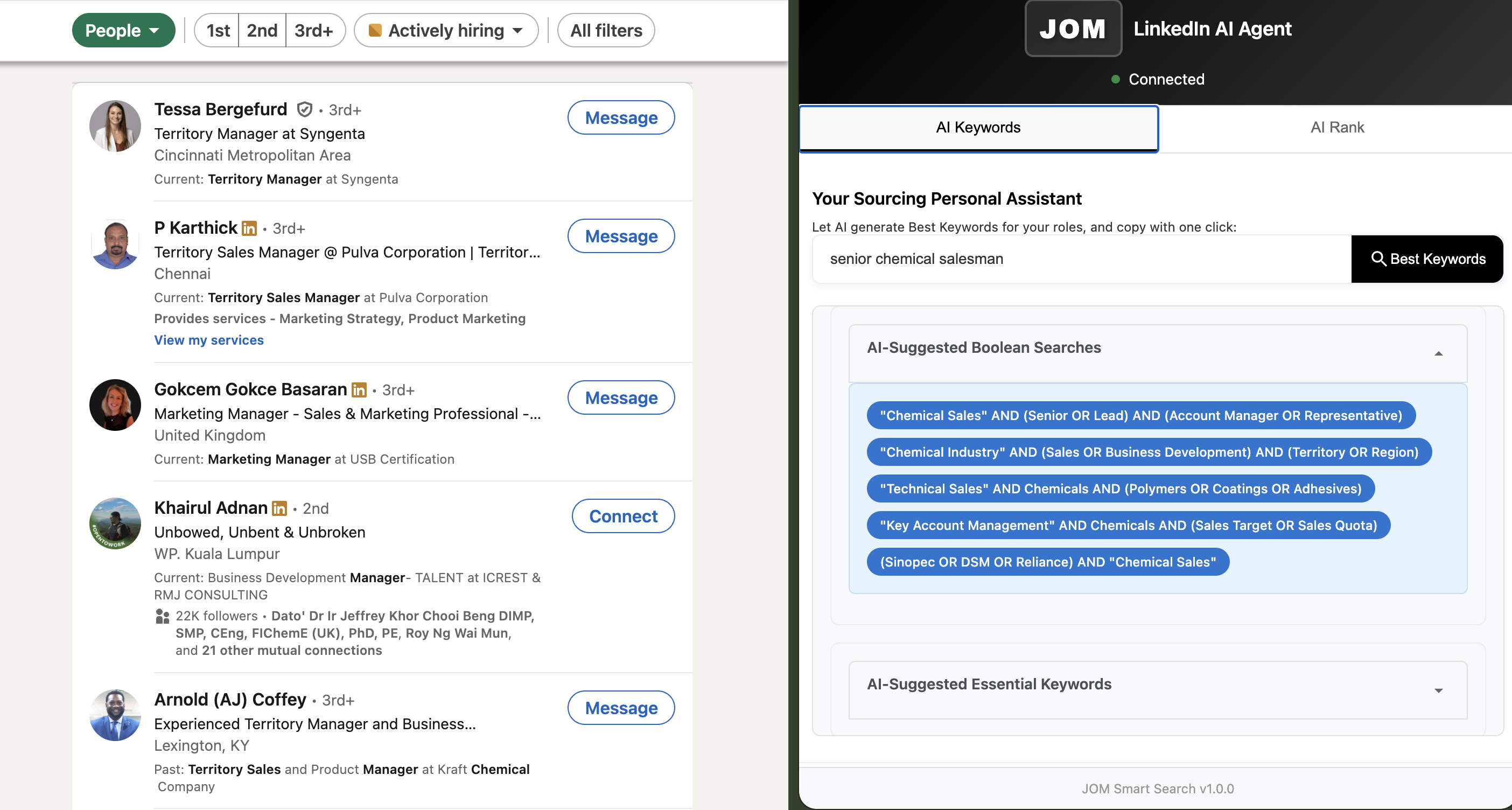 JOM Smart Search Extension Hero